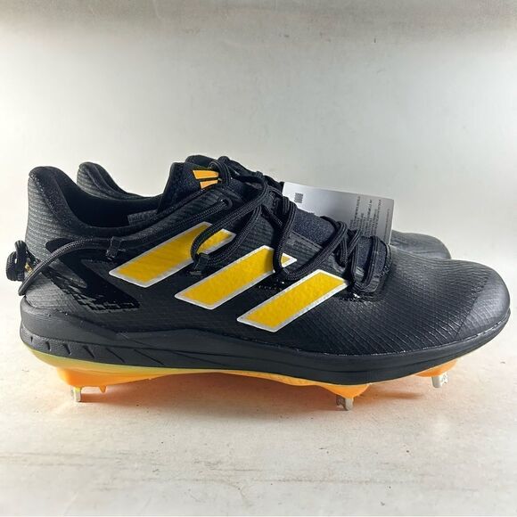 NEW Adidas Adizero Afterburner Mens Metal Baseball Cleats Gold Size 12 H00974 - Picture 1 of 8